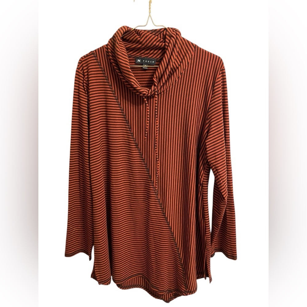 Boutique Knit Oversized Cowl Neck Tunic Top Womens Size Medium